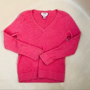 Talbots pink petite sweater